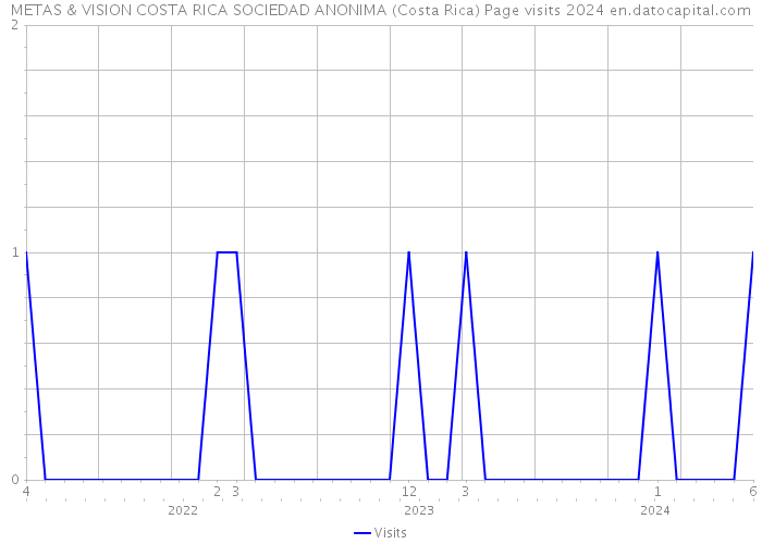 METAS & VISION COSTA RICA SOCIEDAD ANONIMA (Costa Rica) Page visits 2024 
