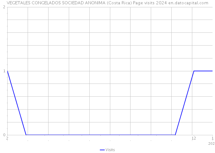 VEGETALES CONGELADOS SOCIEDAD ANONIMA (Costa Rica) Page visits 2024 