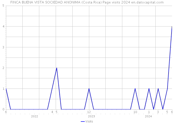 FINCA BUENA VISTA SOCIEDAD ANONIMA (Costa Rica) Page visits 2024 
