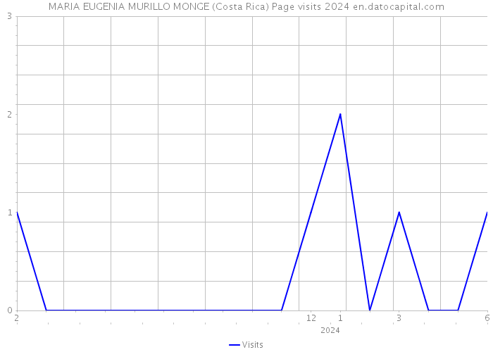 MARIA EUGENIA MURILLO MONGE (Costa Rica) Page visits 2024 