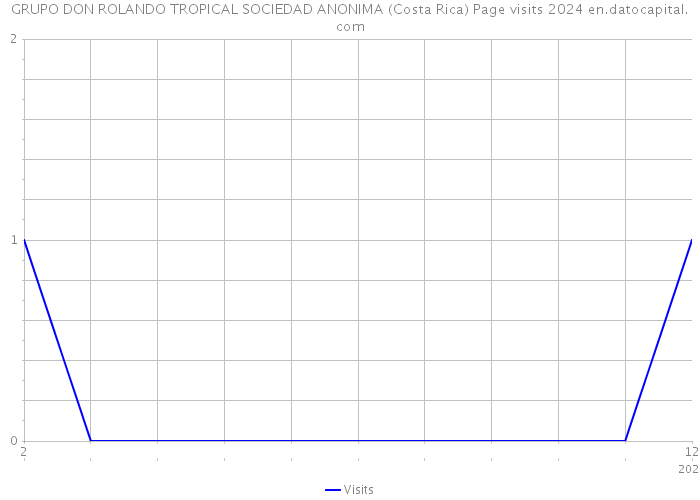 GRUPO DON ROLANDO TROPICAL SOCIEDAD ANONIMA (Costa Rica) Page visits 2024 