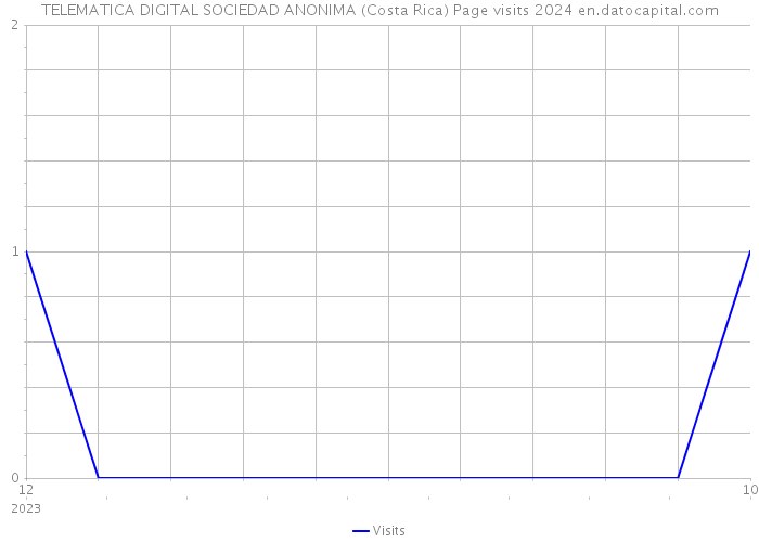 TELEMATICA DIGITAL SOCIEDAD ANONIMA (Costa Rica) Page visits 2024 