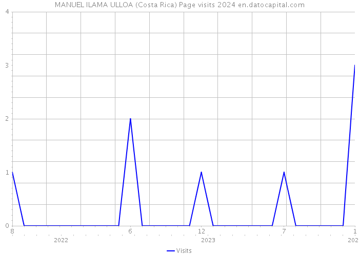 MANUEL ILAMA ULLOA (Costa Rica) Page visits 2024 