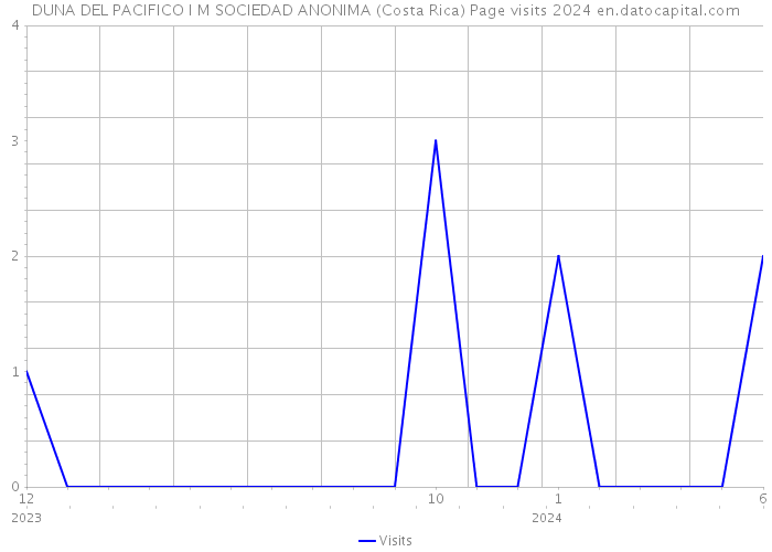 DUNA DEL PACIFICO I M SOCIEDAD ANONIMA (Costa Rica) Page visits 2024 