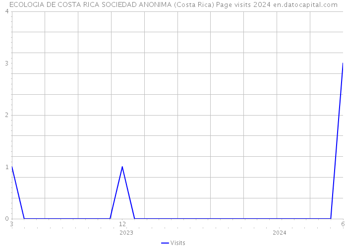ECOLOGIA DE COSTA RICA SOCIEDAD ANONIMA (Costa Rica) Page visits 2024 