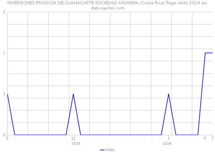 INVERSIONES PROSICSA DE GUANACASTE SOCIEDAD ANONIMA (Costa Rica) Page visits 2024 