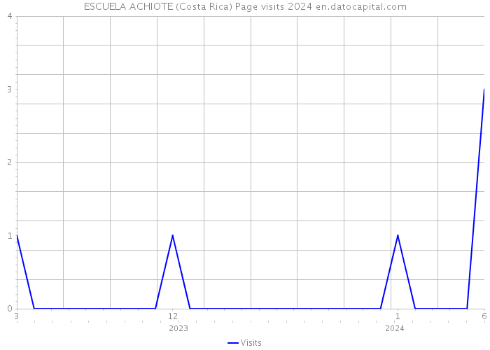 ESCUELA ACHIOTE (Costa Rica) Page visits 2024 