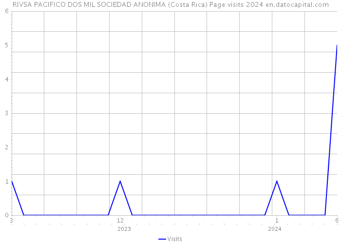 RIVSA PACIFICO DOS MIL SOCIEDAD ANONIMA (Costa Rica) Page visits 2024 