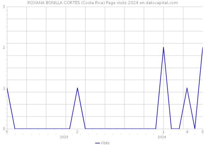 ROXANA BONILLA CORTES (Costa Rica) Page visits 2024 