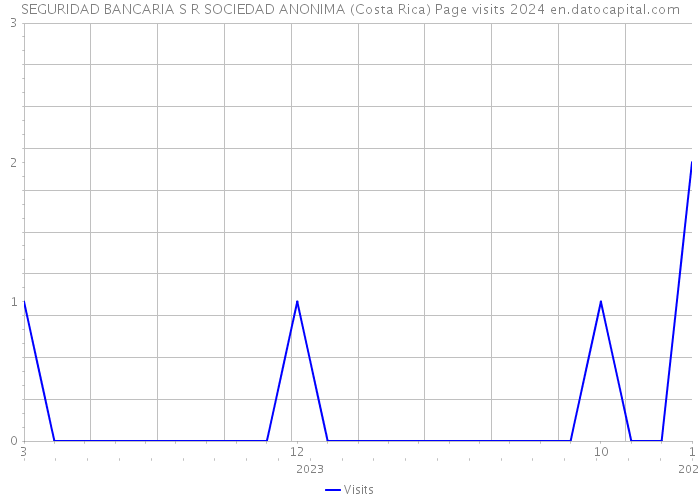 SEGURIDAD BANCARIA S R SOCIEDAD ANONIMA (Costa Rica) Page visits 2024 