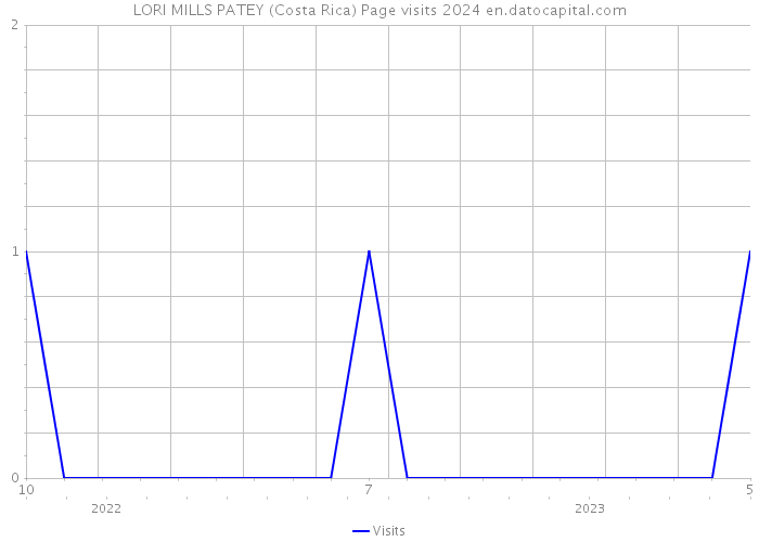 LORI MILLS PATEY (Costa Rica) Page visits 2024 