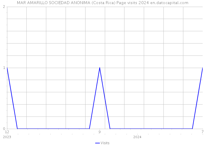 MAR AMARILLO SOCIEDAD ANONIMA (Costa Rica) Page visits 2024 