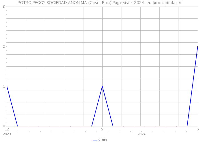 POTRO PEGGY SOCIEDAD ANONIMA (Costa Rica) Page visits 2024 