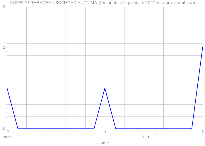 ROSES OF THE OCEAN SOCIEDAD ANONIMA (Costa Rica) Page visits 2024 