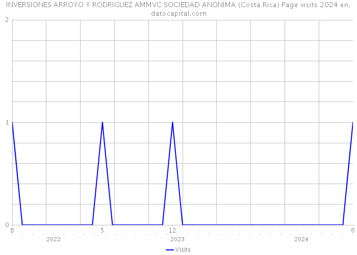 INVERSIONES ARROYO Y RODRIGUEZ AMMVC SOCIEDAD ANONIMA (Costa Rica) Page visits 2024 