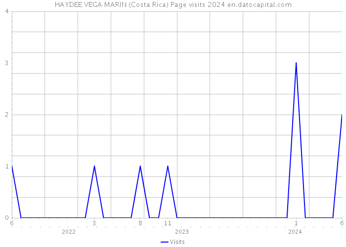 HAYDEE VEGA MARIN (Costa Rica) Page visits 2024 