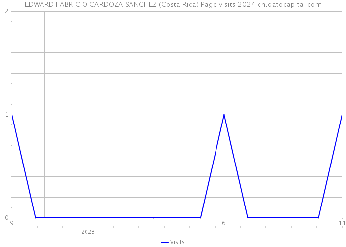 EDWARD FABRICIO CARDOZA SANCHEZ (Costa Rica) Page visits 2024 