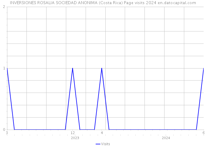 INVERSIONES ROSALIA SOCIEDAD ANONIMA (Costa Rica) Page visits 2024 