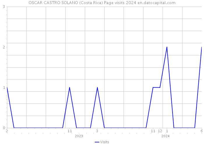 OSCAR CASTRO SOLANO (Costa Rica) Page visits 2024 