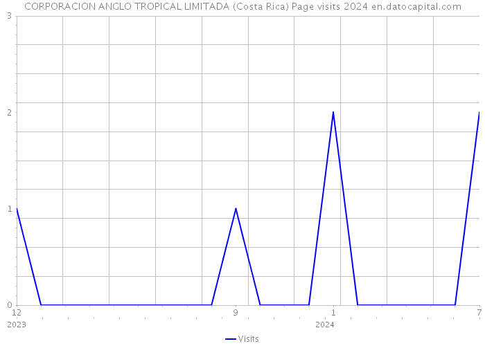 CORPORACION ANGLO TROPICAL LIMITADA (Costa Rica) Page visits 2024 