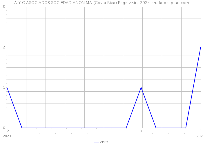 A Y C ASOCIADOS SOCIEDAD ANONIMA (Costa Rica) Page visits 2024 