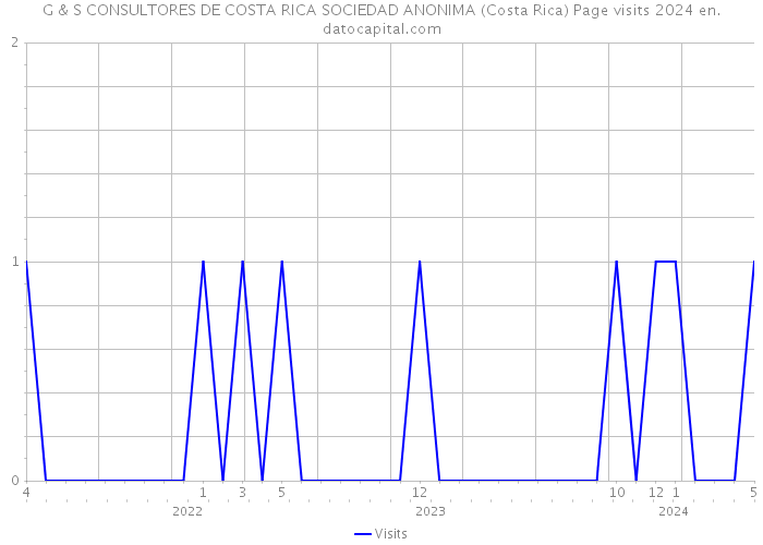 G & S CONSULTORES DE COSTA RICA SOCIEDAD ANONIMA (Costa Rica) Page visits 2024 