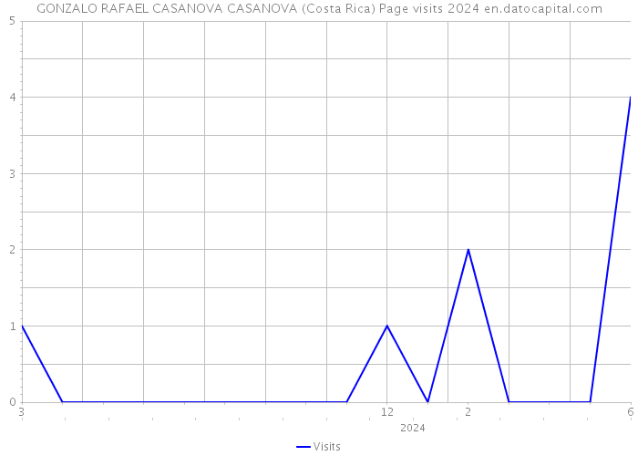 GONZALO RAFAEL CASANOVA CASANOVA (Costa Rica) Page visits 2024 