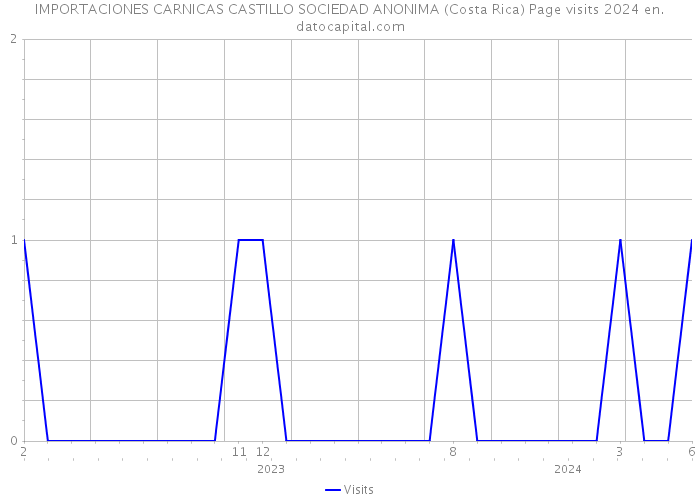 IMPORTACIONES CARNICAS CASTILLO SOCIEDAD ANONIMA (Costa Rica) Page visits 2024 
