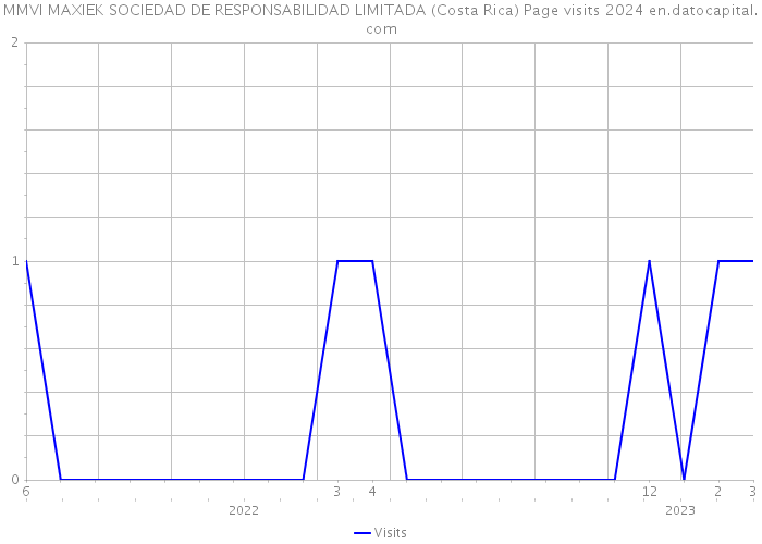 MMVI MAXIEK SOCIEDAD DE RESPONSABILIDAD LIMITADA (Costa Rica) Page visits 2024 