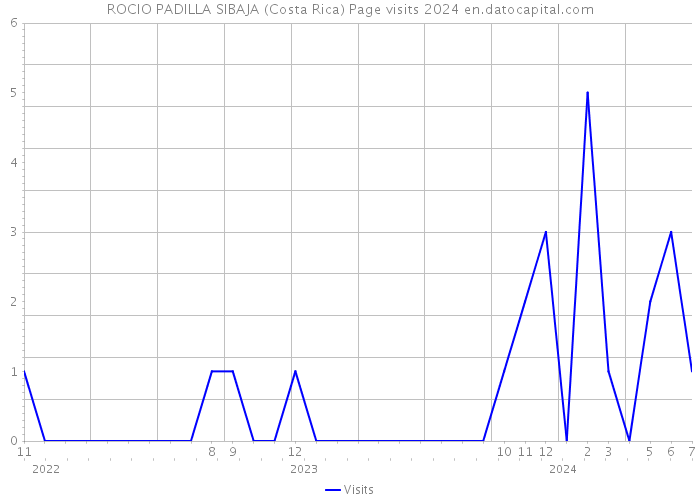 ROCIO PADILLA SIBAJA (Costa Rica) Page visits 2024 