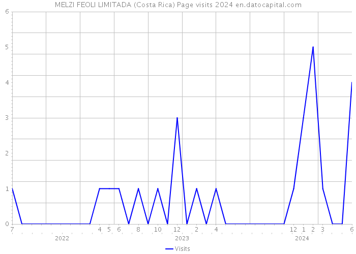 MELZI FEOLI LIMITADA (Costa Rica) Page visits 2024 