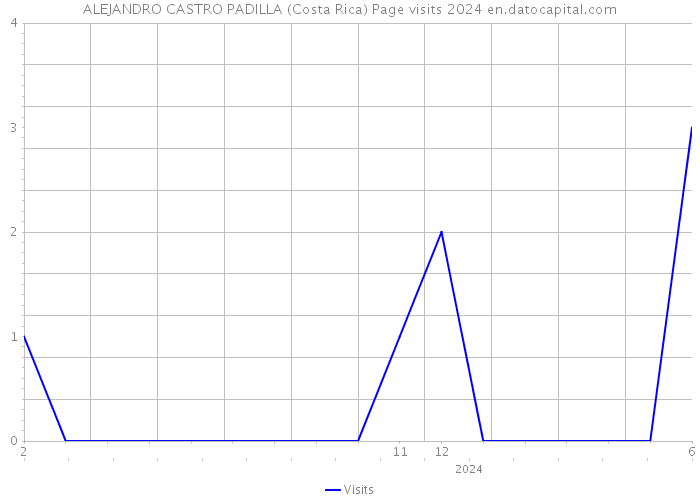 ALEJANDRO CASTRO PADILLA (Costa Rica) Page visits 2024 