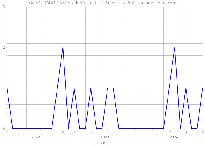 GARY PRADO CASCANTE (Costa Rica) Page visits 2024 