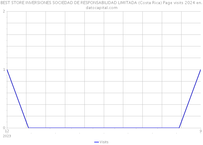BEST STORE INVERSIONES SOCIEDAD DE RESPONSABILIDAD LIMITADA (Costa Rica) Page visits 2024 