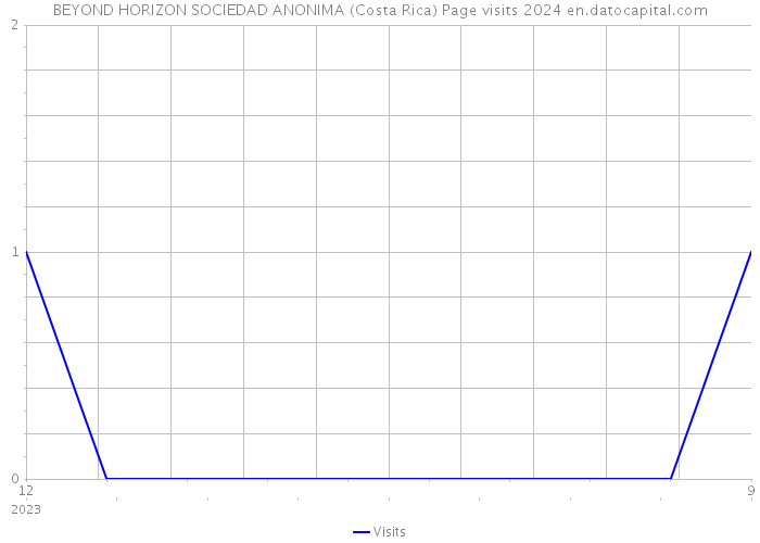 BEYOND HORIZON SOCIEDAD ANONIMA (Costa Rica) Page visits 2024 