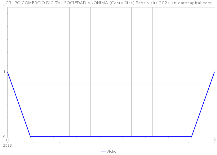 GRUPO COMERCIO DIGITAL SOCIEDAD ANONIMA (Costa Rica) Page visits 2024 