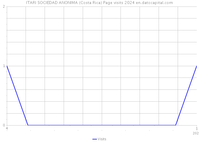 ITARI SOCIEDAD ANONIMA (Costa Rica) Page visits 2024 