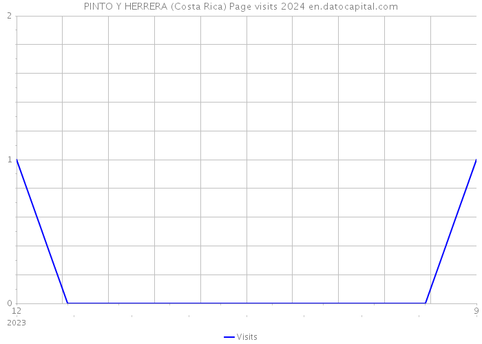PINTO Y HERRERA (Costa Rica) Page visits 2024 