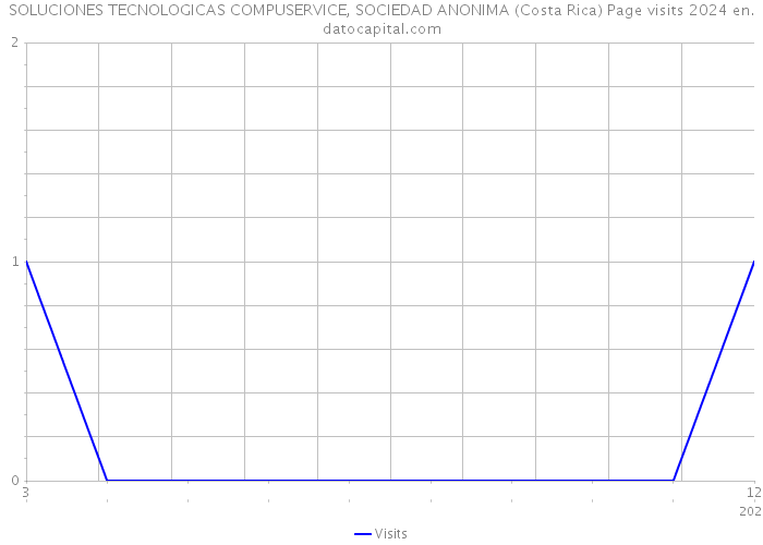 SOLUCIONES TECNOLOGICAS COMPUSERVICE, SOCIEDAD ANONIMA (Costa Rica) Page visits 2024 