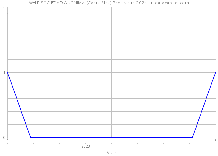 WHIP SOCIEDAD ANONIMA (Costa Rica) Page visits 2024 