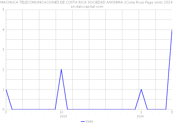 MACHUCA TELECOMUNICACIONES DE COSTA RICA SOCIEDAD ANONIMA (Costa Rica) Page visits 2024 