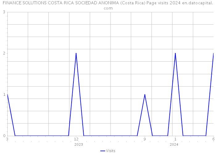 FINANCE SOLUTIONS COSTA RICA SOCIEDAD ANONIMA (Costa Rica) Page visits 2024 