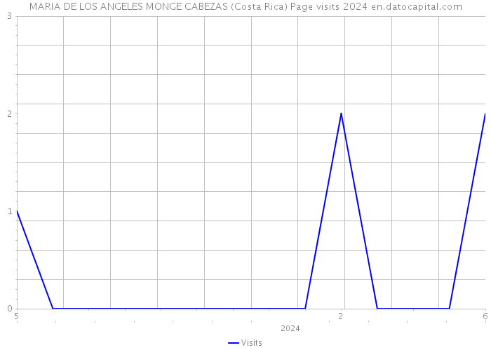 MARIA DE LOS ANGELES MONGE CABEZAS (Costa Rica) Page visits 2024 