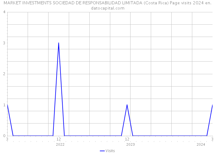 MARKET INVESTMENTS SOCIEDAD DE RESPONSABILIDAD LIMITADA (Costa Rica) Page visits 2024 