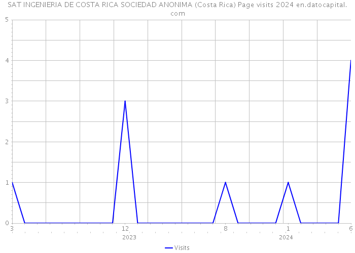 SAT INGENIERIA DE COSTA RICA SOCIEDAD ANONIMA (Costa Rica) Page visits 2024 