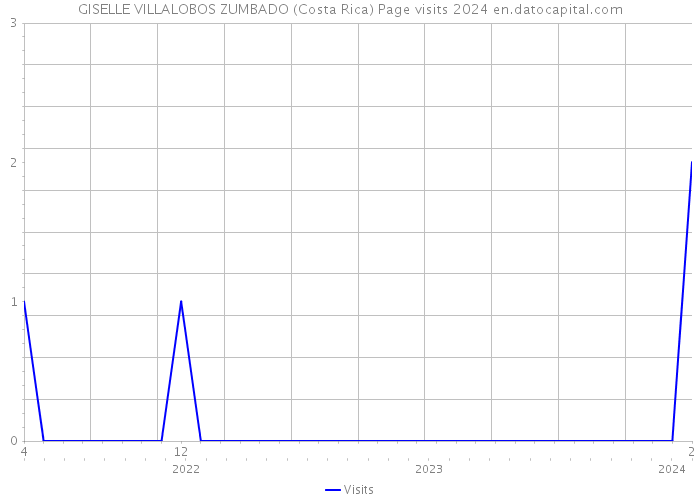 GISELLE VILLALOBOS ZUMBADO (Costa Rica) Page visits 2024 