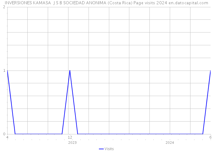 INVERSIONES KAMASA J S B SOCIEDAD ANONIMA (Costa Rica) Page visits 2024 