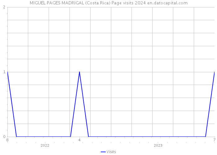 MIGUEL PAGES MADRIGAL (Costa Rica) Page visits 2024 