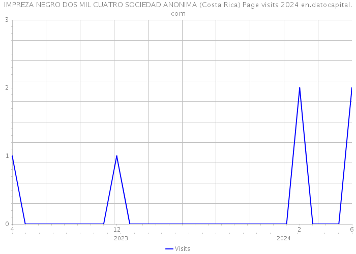 IMPREZA NEGRO DOS MIL CUATRO SOCIEDAD ANONIMA (Costa Rica) Page visits 2024 