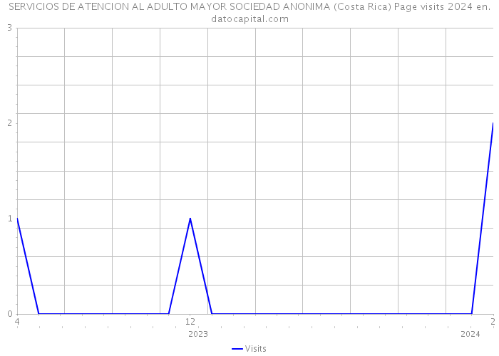 SERVICIOS DE ATENCION AL ADULTO MAYOR SOCIEDAD ANONIMA (Costa Rica) Page visits 2024 